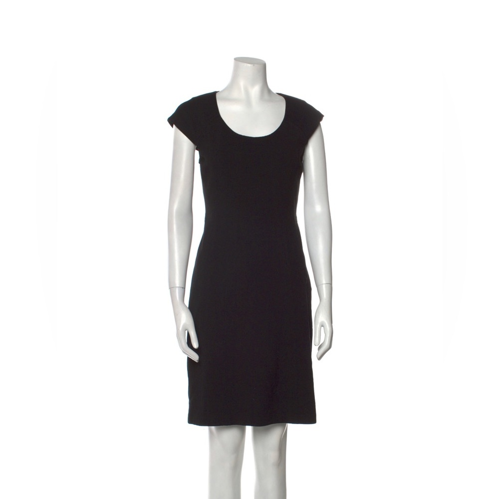Black DVF scoop neck dress size M
